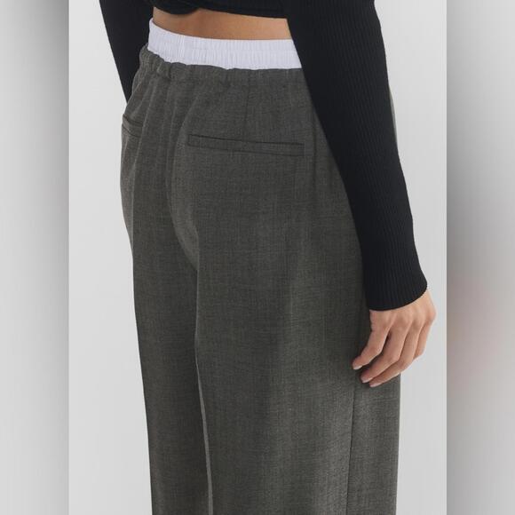 Aritzia Babaton Equity Wide Leg Wool Trousers - Picture 4 of 12